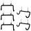 15PCS Pegboard Drill Holder Heavy Duty Hooks,Pegboard Double Hooks Drill Hanger Hook for Drill,Accessories 3