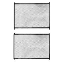 2X Pet Safety Guard Mesh Dog Gate, Pet Gate Magic Gate für Hunde, Tragbare Faltbare Sicherheitstore Können überall Sicher Installiert Werden