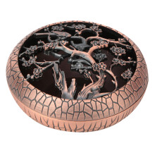 Copper Alloy Incense Burner With Lid Aid Sleeping Anti Rust Elegant Decoration Classical Furnishing Mosquito Repellent Exquisite Workmanship Gift