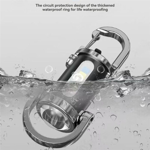 Torch Keychain Flashlight Type-C Fast Charging Flashlight Multi-Functional Light for Outdoor Emergency Daily Use 2