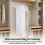 (XL White) Antibacterial Hanging Jacket Dust Cover (50 Char) 1