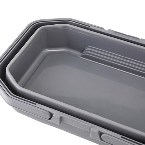 (Gray) Boîte de Camping Pliable avec Table