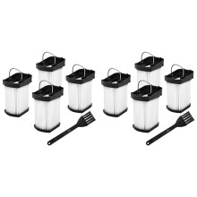 8 Pack Replacement Fabric Filter Compatible for  Cordless Handheld Vacuum WV401BL WV401PK WV403BR,Part XFFWV400