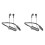 2X Neck Type Headset Stereo Noise Reduction Universal Sport Ear Headset Mic Wireless 1