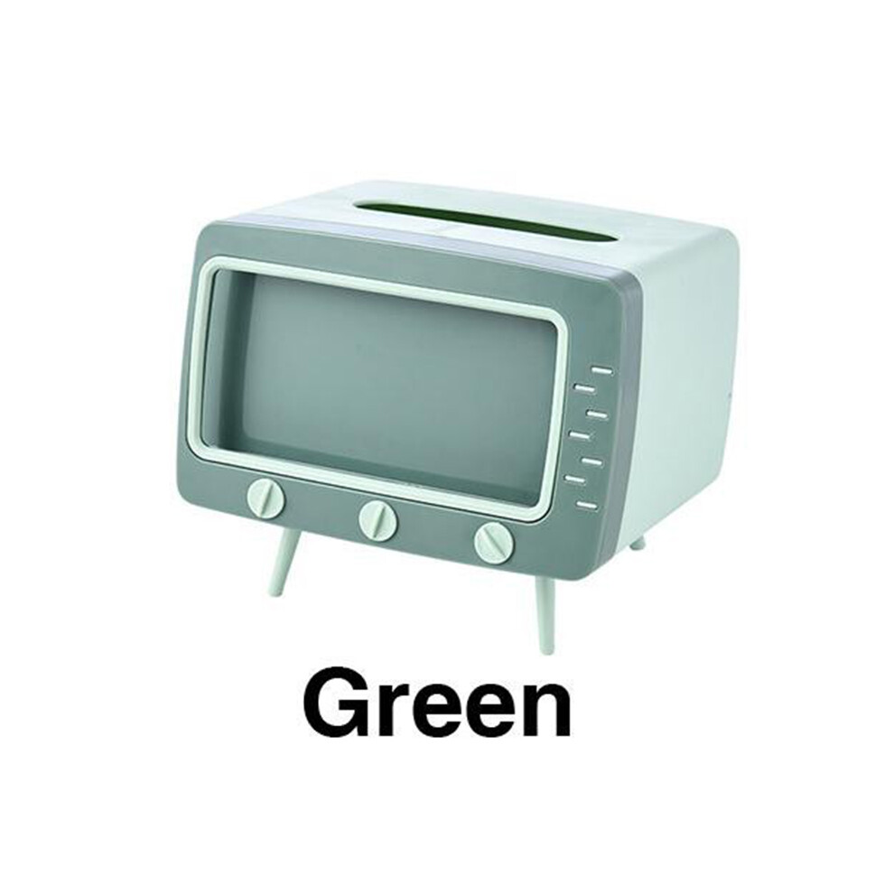 (Orange) Tv-Shaped Tissue Box & Phone Holder - 50 Chars Orange 6425207859680