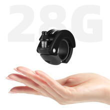 (black) Mountain Bike Bell - Loud, Hidden, Folding Design