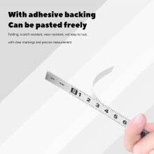 (Forward) Stick-On Metal Tape Measure for Wood & Glass