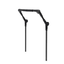 Wagon Handle Attachment Adjustable Push Handle for Round/Square Frames Fits Push Wagons, Wagon Cart Equipment