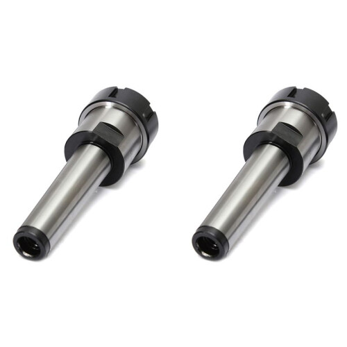 2X High Precise MT3 ER32 M12 Collet Chuck Handle Morse Milling Chuck Handle