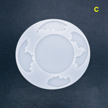 (C) Epoxy Resin Mold for DIY Cup Pad Crafts