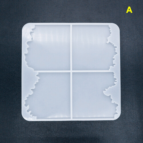(A) Epoxy Resin Mold for DIY Cup Pad Crafts