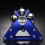 (Dark Blue) Edelstahl Riesenrad Fidget Spinner 1