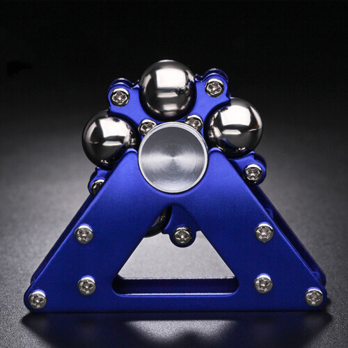 (Dark Blue) Edelstahl Riesenrad Fidget Spinner