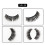 (33) 3D Fluffy False Lashes, 3 Pairs, 8-15mm, Wispy Curling 1