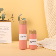 (Pink, 250ml) Insulated Water Bottle for Camping & Travel