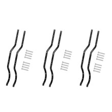 6Pcs Steel Chassis Frame Rails for AXIAL SCX10 90027 SCX10 II 90046 90047 RC Car Crawler Truck Vehicle Model