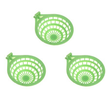3X Nido D'Uccello nel Plastica Cava Appesa Gabbia Uova Strumento da Cova Pan Fringuello Pappagallo Canarino