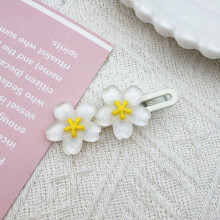 (2) Floral Hair Clips for Women & Girls, 2pcs
