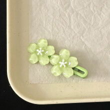 (6) Floral Hair Clips for Women & Girls, 2pcs