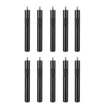 10pcs 9 Inch Aluminum Alloy Billiard Pool Cue Telescopic Adjustable Snooker Cue Extension