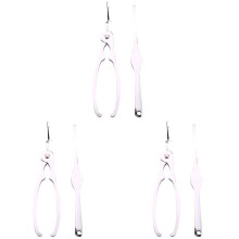 Seafood Cracker Pick Set 6Pcs Stainless Steel for Crab Lobster Fork Useful Utensils Home Kitchen Seafood Cooking Tool