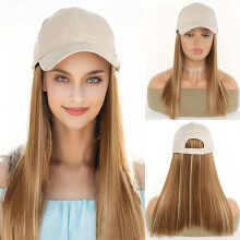 (108) 12\" Straight Wig Cap, Breathable Party Hat