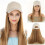 (108) 12\" Straight Wig Cap, Breathable Party Hat 1