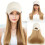 (22T) 12\" Straight Wig Cap, Breathable Party Hat 1