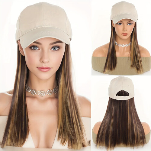 (-106) 12\" Straight Wig Cap, Breathable Party Hat