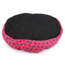 (Red) Polka Dot Pet Bed for Cats & Small Dogs