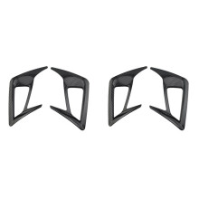 4Pcs Carbon Fiber Rear Fog Light Lamp Frame Cover Trim for Focus Hatchback MK4 2019-2020