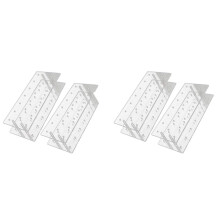4-Pack 21 Loch Acryl Lutscher Halter für Hochzeiten Baby Partys Geburtstag Feiern JubiläEn Kuchen Lutscher Ständer