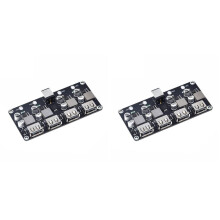 2X QC3.0 QC2.0 USB Fast Charger Board 4XUSB Poort - Converter DC12V-30V Naar 3-12V Opladen Circuit Module