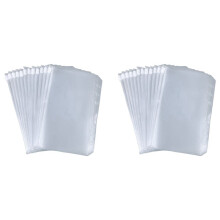 Bolsos para Pasta de 48 Unidades A6 Tamanho 6 Furos Pasta com Zíper para Pasta de Notebook de 6 Anéis Sacos de Folhas Soltas