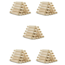 75 Stücke Holz Nudelholz 6 Zoll Lange Küche Backen Nudel Holz Kleine Holz Teig Rolle für Kinder Fondant