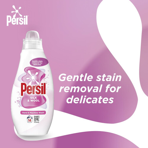 Fairy Persil Liquid Laundry Detergent Silk  Wool 14 Washes 700ml x 8 2