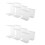 Acrylic Display Risers, Clear Rectangle Stands Shelf for Display 12Pcs 1