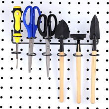 8 Pcs Screwdriver Holder Pegboard Multi-Tool Holder Accessory Pegboard Accessories Multi-Ring Tool Holder for Pegboard