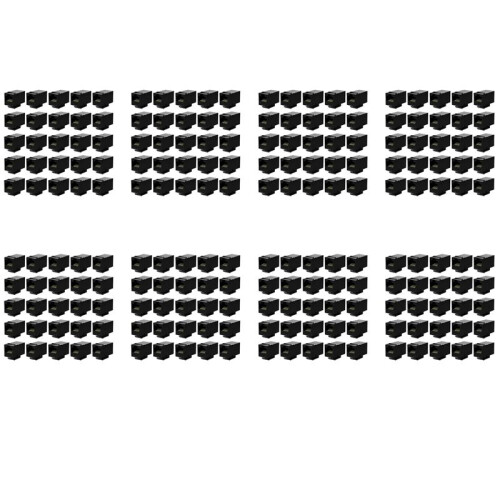 200 Pcs Rj45 Coupler Cat6  Jacks Inline Coupler Female to Female Insert Coupler