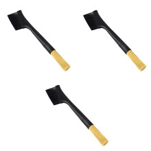 3X Double Coffee Brush Espresso Coffee Grinder Machine Clean Brush Matcha Keyboard Dusting Tool Coffee Powder Brush