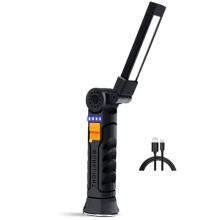 Ny Bärbar COB LED-Ficklampa Magnetisk Lykta Hängande Lampa USB-Laddningsbar Arbetslampa med Inbyggt Batteri