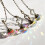 8 Pieces Artificial Crystal Ceiling Fan Pull Chains Pull Chain Extension with Connector for Light Ceiling Fan Desk Lamp 4