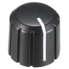 80Pcs 15X13.5mm Plastic Potentiometer Rotary Knob for 6mm Diameter D Type Shaft Guitar Volume Knob.