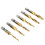 Titanium Combination Drill Tap Bit Set 26PCS SAE and Metric Tap Bits Kit for Screw Thread Drilling Tapping Deburring 4