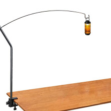 Camping Lamp Hanging Rack Aluminum Alloy Detachable Lantern Stand Outdoor Portable Camping Lamp Hanging Pole Silver