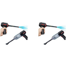 2X 3-In-1 Computer Staubsauger, Druck Luft Bläser, Tragbarer Hand Staubsauger, Kabellos, Wiederaufladbar