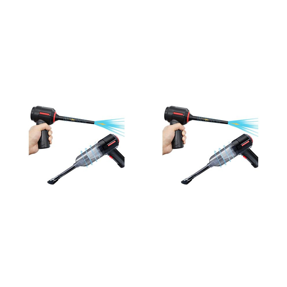 2X 3-In-1 Computer Vacuum, Compressed Air Duster Blower, Portable Handheld Vacuum Cleaner Cordless Rechargeable 6031119512843