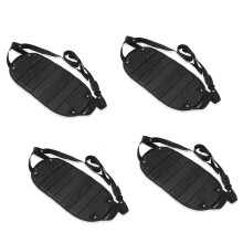 4X Ergonomic Foot Rest, Travel Footrest Airplane Leg Rest Flight Foot Hammock Carry- Under Desk Accessories