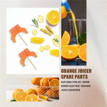 8 Pcs Electric Orange Juicer Spare Parts for XC-2000E Lemon Orange Juicing Machine Orange Cutter Orange Peeler