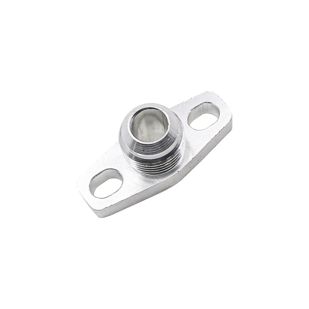 2X An10 Turbo Oil Return Drain Flange Adapter Kit For Garrett Gt28 Gt30 Gt35 T25 With M8x1.25mm Bolts Silver 4713940384708